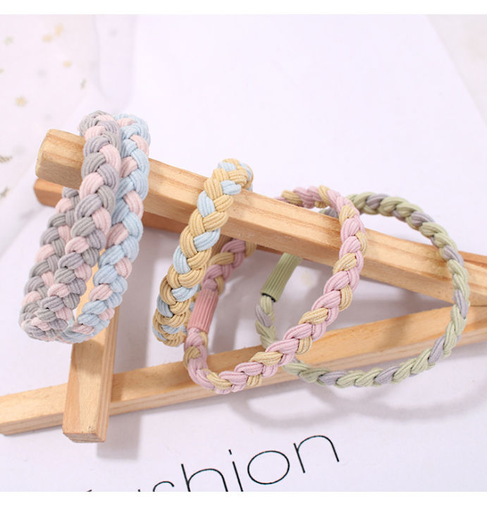 2pcs%20Couple%20Bracelet%20Head%20Rope%20Dual-purpose%20Hair%20Rope-%20High%20Elastic%20Hair%20Tie%20For%20Small%20Leather%20Case%20Rubber%20Band%20Weaving%20-%20Image%203