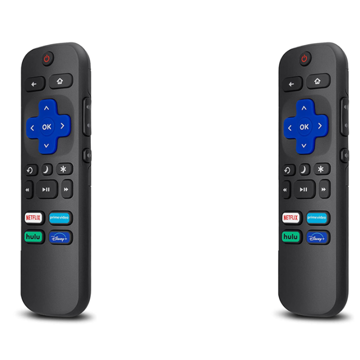2X Universal TV Remote for Roku TV,Replacement for TCL Roku/Hisense Roku/Sharp Roku TV,TV Remote with Netflix/Hulu