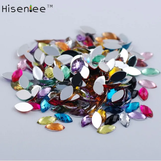 6*12mm%20100PCS%20Colorful%20Flatback%20Horse%20Eye/Leaf%20Shape%20Acrylic%20Rhinestone%20Trim%20Crystals%20And%20Stones%20DIY%20Wedding%20Dress%20Strass%20Acrylic%20Stone%20For%20Wedding%20Dress%20Bags%20Garment%20-%20Image%203
