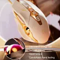 Inphic PW5 Mecha Wired Game Mouse Macro Definition Light Mute Office USB Computer Mouse. 