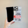 The four-corner anti-drop logistics label is suitable for Apple iPhone15ProMax phone case 14 tide brand 13/12/11 soft.