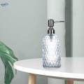 Clear Glass Hand Dish Soap Dispenser Empty for Countertop Kitchen Bathroom. 