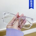 Anti-blue light plain transparent glasses frame rice nail female retro Harajuku glasses frame tide flat mirror.