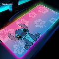 Cute Kawaii RGB Mouse Pad Gaming Accessories Computer Mousepad Gamer 100x50 Backlit LED Gabinete Carpet Tapis De Souris Desk Mat. 