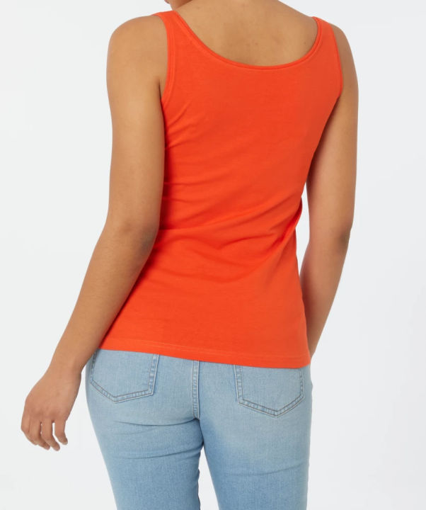 Women's%20Cotton%20Stretch%20Round%20Neck%20Solid%20Color%20Tank%20Top%20From%20Levin%20-%20Image%204