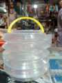 Watercolour Water Container Foldable Brush Cleaning Bucket Water Drum for Artists Watercolour Oil Acrylic Gouache Painting Transparent.