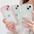 Soft Wavy Lines Phone Case For iphone 15 11 12 13 14 Pro Max XS MaxCandy Bumper Transparent Cases Cover. 