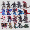 Children's Soft Rubber Toy Large Monster Godzilla Movable Joint Red King Taelantra Large Chimera.