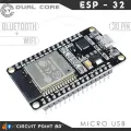 NodeMcu ESP32 Wroom CP2102 DEVELOPMENT BOARD 32BIT, 240MHZ Wireless WIFI + BLUETOOTH Module for IOT, Robotics or Electronics Project. Alternative of Arduino.. 