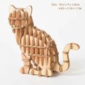 3D Wooden Puzzle Toys for Children Adults Teens Animal Assembly Kit Decoration Animal Puzzle Games Home Office Creative Ornament. 