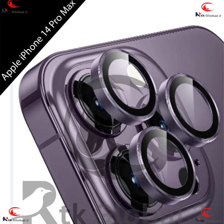 Camera Lens For Apple iPhone 14 Pro Max / Metal Anti Scratch Camera Lens Screen Protector