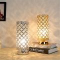 Decorate Your Life NEW Crystal Table Lamp Bedroom lights Bedside lamp Creative table lamp#Silver. 