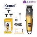 Kemei KM-J03 Professional LCD Display Hair Trimmer for men. 