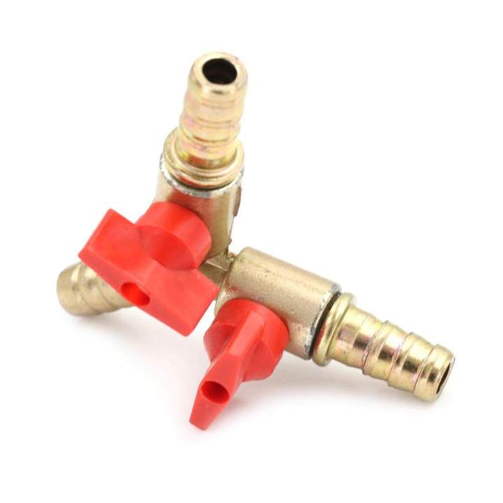 3%20Way%20Tee%20Brass%20Y%20Shut%20off%20Ball%20Valve%203/8"%2010mm%20Barb%20Fuel%20Gas%20Oil%20/%20Valve%20Clamp%20-%20Image%206