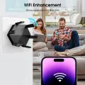DoomHot WiFi Repeat-er 300Mbps Wi-Fi Signal Amplifi-er 5G Wireless Range Extend-er 6 Antenna WiFi Signal Boost-er Network Routers Network Extend-er for AP Router Range. 