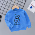 Children's Sweater Autumn Boys and Girls New Top Baby Loose T-shirt out Knitted round Neck Autumn Clothes. 