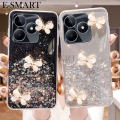 New Phone Case For Realme Narzo N53 Cover Sparkling Star Moon Soft Silicone Transparent Butterfly Pattern Anti Drop For Realme Narzo N53 Case. 