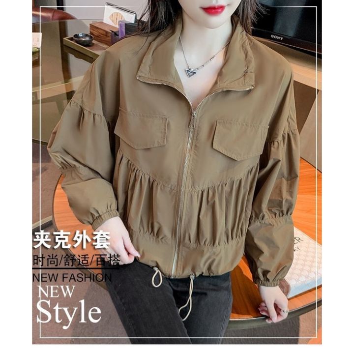 Jacket%202024%20Spring%20Fashionable%20New%20Trendy%20Loose%20Collar%20Long%20Sleeve%20Jacket%20Korean%20Style%20Slimming%20Women's%20Retro%20polo%20-%20Image%205