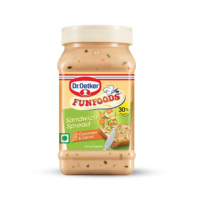 FunFoods Sandwich Spread Cucumber & Carrot, 250g, Readt to use, 100%