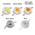 50pcs 1W 3W High Power LED Light-Emitting Diode LEDs Chip SMD Warm White Red Green Blue Yellow For SpotLight Downlight Lamp Bulb. 