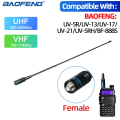 Baofeng NA-771 Nagoya Antenna SMA Female Dual Band VHF/UHF 10W Walkie Talkie Antenna Long Range For Baofeng UV-5R UV-82 BF-888S.