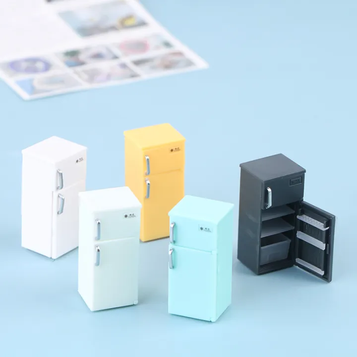 1%20Pcs%20Dollhouse%20home%20furnishings%20mini%20color%20plastic%20refrigerator%20model%20MJD%20-%20Image%203