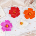 Bohemian Hibiscus Flower Hair Clip For Women Girls Beach Style Clip Artificial Floral Hairpin Resort Seaside Hair Accessories.