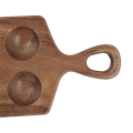 Wood Egg Holder Egg Organizer Rack Stackable Wooden Egg Storage Tray Wooden Egg Tray for Kitchen Restaurant Fridge Easy to Use.