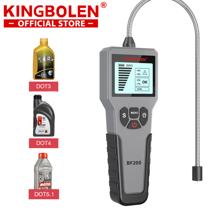 12V Auto Brake Fluid Tester Digital Car Brake Oil Tool BF200 DOT3 DOT4 DOT5.1 LED Indicator check Display Auto Oil Tool PK BF100