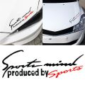 GS 7.5"x 2.8" Sports Mind Letter Logo Decal Car Stickers Headlight Sticker. 