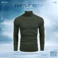 Turtle Neck Premium Rib Fabrics Sweater For Men I MF-627 | 3 Pcs Combo Offer I Save 1050tk.