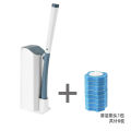 Disposable Cleaning Brush Household Toilet Powerful Stain Remover Brush Simple Clip-on Nordic Toilet Brush Long Handle Brush Set.