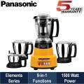 Panasonic MX-AV425 1500-Watt Super Mixer Grinder | Quartz Yellow. 
