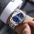BINBOND New style Fashion Men's Watch Waterproof Watch for Men Tungsten Steel Calendar Quartz Watch. 
