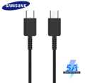 Samsung Type C to Type C fast Charging USB Cable- Black & White Samsung Type C to Type C Cable. 