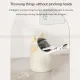 2L Mini Smart Table Trash Can with Display Household Children Bedroom Automatic Sensor Desktop Bin Bathroom Toilet Wastebask. 