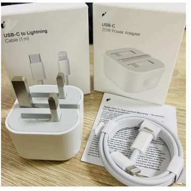 For 20W USB C Power Adapter FOR iphone 14/13/12/11/X with type c to lightg cable Three pin