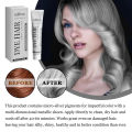 EELHOE Grandma Gray Hair Dye Cream Natural Long Lasting Coloring Unisex Smoky Gray Punk Style Professional Hair Dye Salon Wax. 