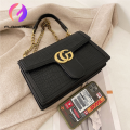 Luxury Crocodile Pattern Women's Shoulder And Crossbody Bag.