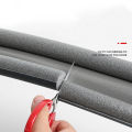 Flexible door bottom sealing strip soundproof noise reduction under door.