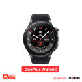 OnePlus Watch 2 BT Calling 1.43" AMOLED 1000 nits 5ATM With 32GB ROM/2GB RAM & Wear OS SmartWatch - Black.