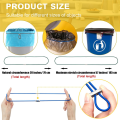Set of 12 Trash Can Rubber Bands Silicone Elastic Binding Tie Fits 8-33 Gallon Multifunction Garbage Bag. 