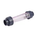 LZS-25 Flow Meter Plastic Tube Type 300-3000L/H Water Rotameter Liquid Flowmeter Measuring Tools For Chemical Light. 