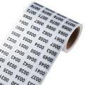 2000PCS Number Stickers Inventory Stickers Asset Tags Consecutive Number Stickers Self-Adhesive Numbered Labels (1-2000). 