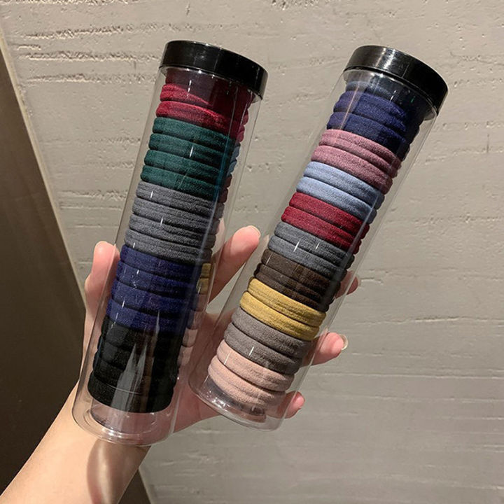 20Pcs/set%20Women%20Elastic%20Hair%20Band%20Ponytail%20Holder%20Headband%20Colorful%20Rubber%20Bands%20WANNA%20-%20Image%203