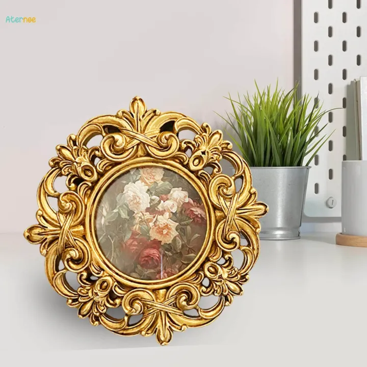 Resin%20Photo%20Frame%20Tabletop%20or%20Wall%20Display%20Decors,%20Hand%20Carved%20Floral%20Picture%20Frame%20with%20Easel%20Stand%20and%20Hook%20for%20Hallway,%20Bedroom,%20Wall%20Decor%20-%20Image%204