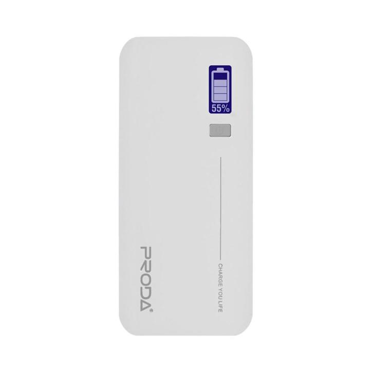 Remax V10i Proda Jane Series Powerbox Portable Charging 20000mAh Power Bank with Digital LED - Red/Blue/White