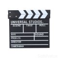 SV-Director Film Clapboard Action Scene Clapper Board Wooden Movie Film Clap Slate, S, Black. 