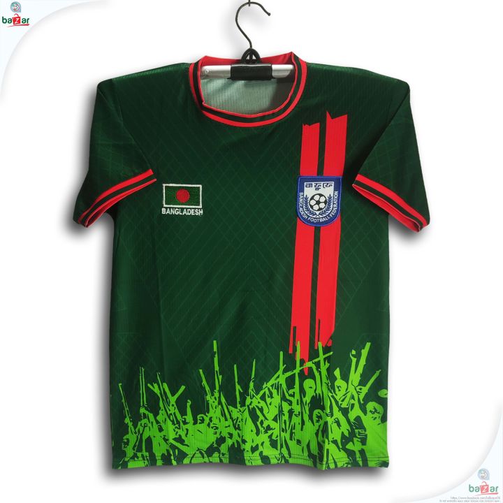 Bangladesh Thai Premium Football Jersey For Men - Short Sleeve T Shirt - Bangladesh Football Jersey 2025-26