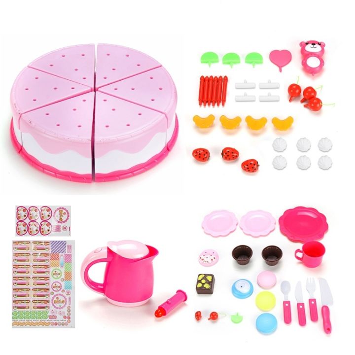 37/55/80PCS%20Children%20Play%20Simulation%20Kitchen%20Toy%20Happy%20Birthday%20Cake%20DIY%20Food%20Cutting%20Set%203%20-%20Image%207